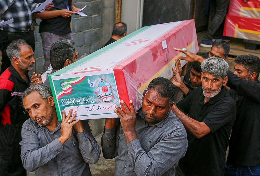 Mass Funeral for Children Killed in School Bombing in Iran
