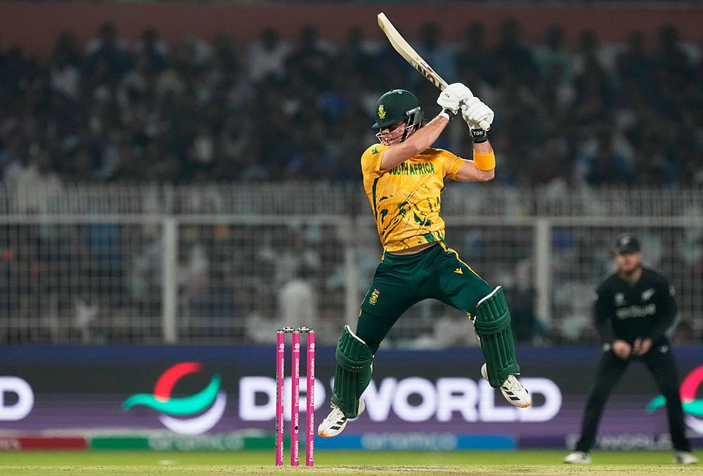 South Africa Vs New Zealand T20 World Cup semi final photos-Dewald Brevis 