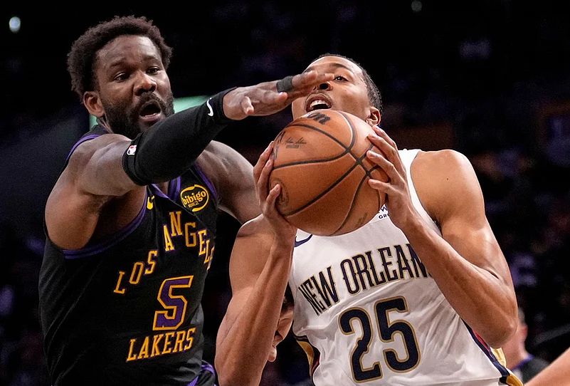 Lakers Vs Pelicans NBA Basketball game-Trey Murphy III
