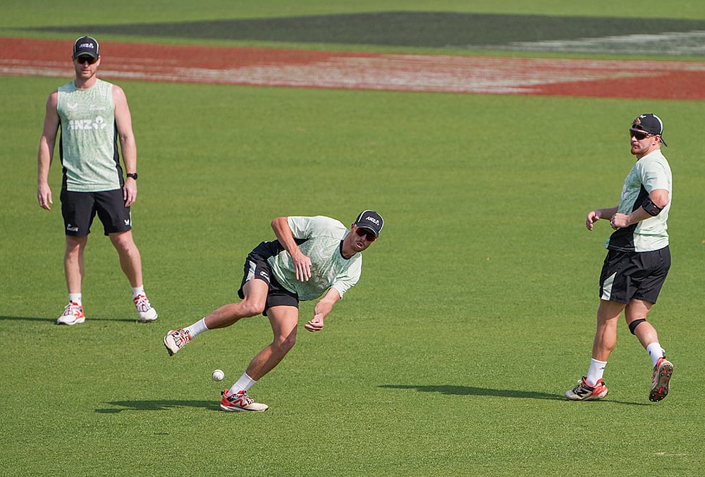 SA Vs NZ T20 World Cup 2026 1st semifinal NZ Training-Mitchell Santner