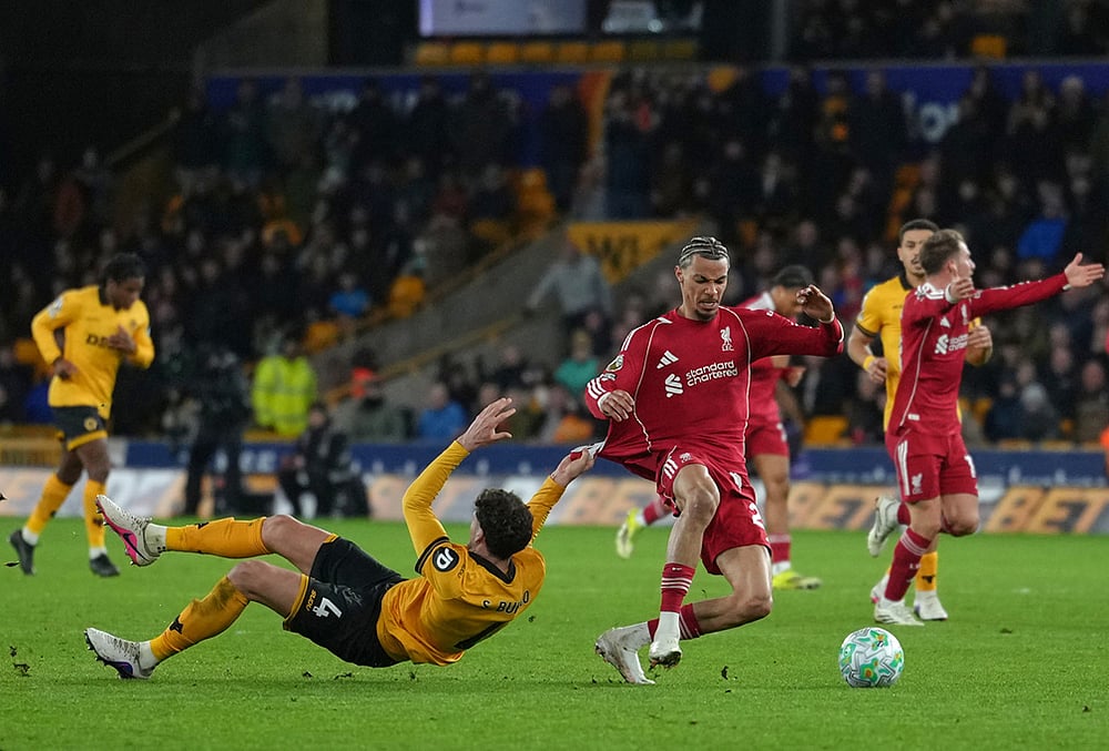 Wolves vs Liverpool Premier League soccer-Santiago Bueno