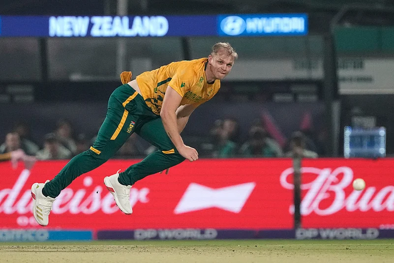 South Africa Vs New Zealand T20 World Cup semi final photos-Corbin Bosch
