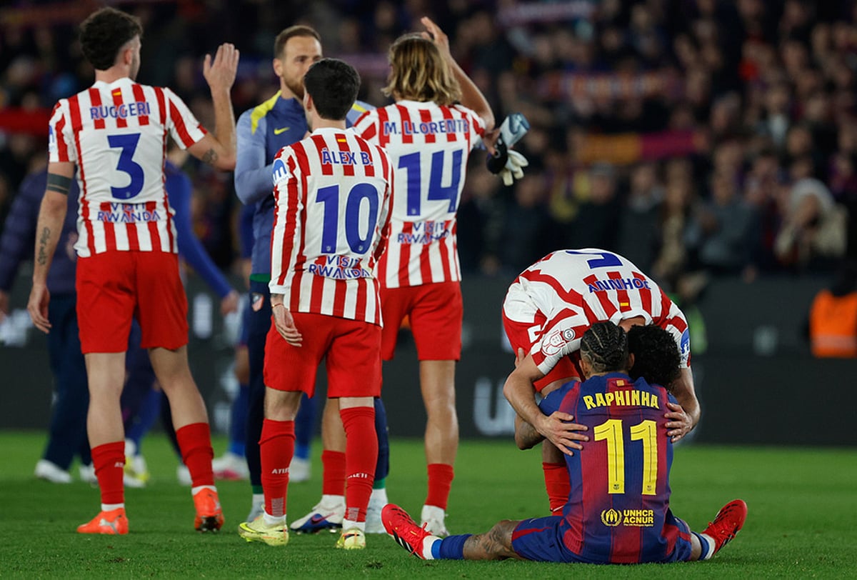 FC Barcelona Vs Atletico Madrid Copa Del Rey soccer-Johnny Cardoso