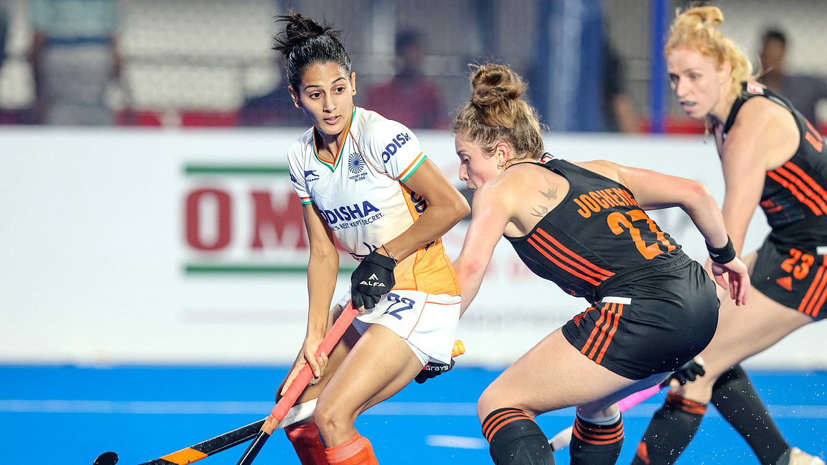File photo of India midfielder Baljeet  Kaur in action. - Hockey India