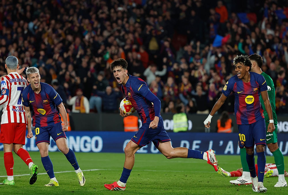 FC Barcelona Vs Atletico Madrid Copa Del Rey soccer-Marc Bernal