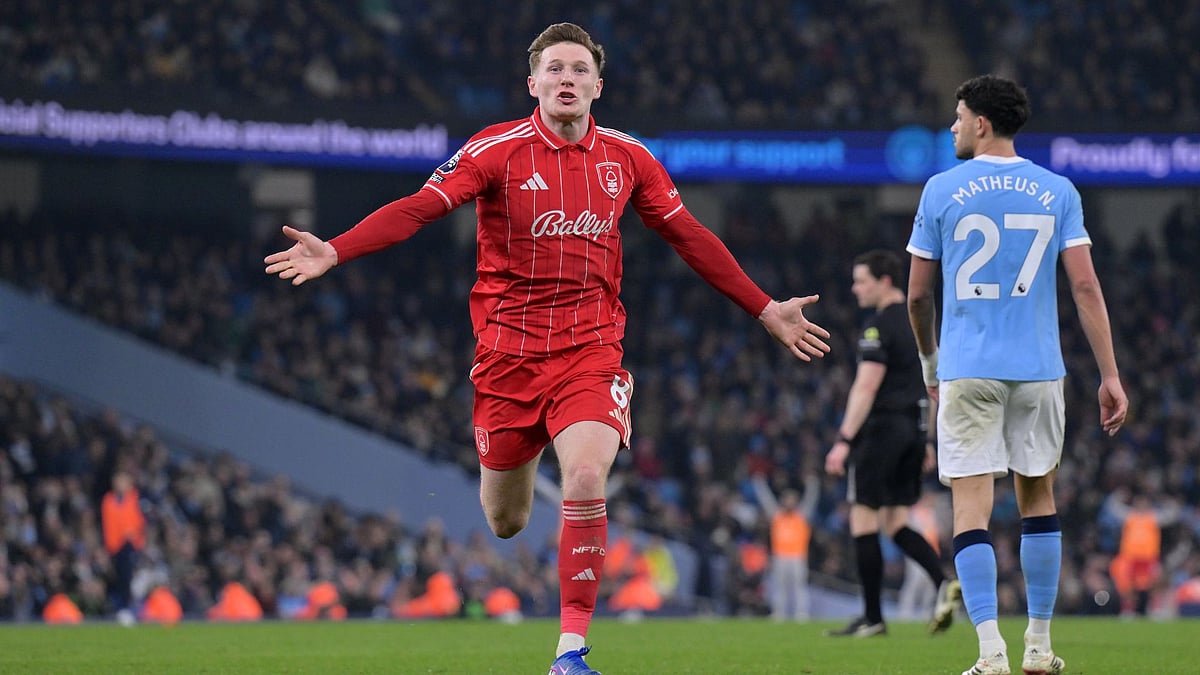 Ryan Yates celebrates for Nottingham Forest