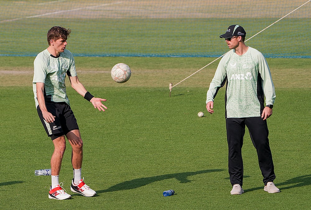 SA Vs NZ T20 World Cup 2026 1st semifinal NZ Training-Cole McConchie