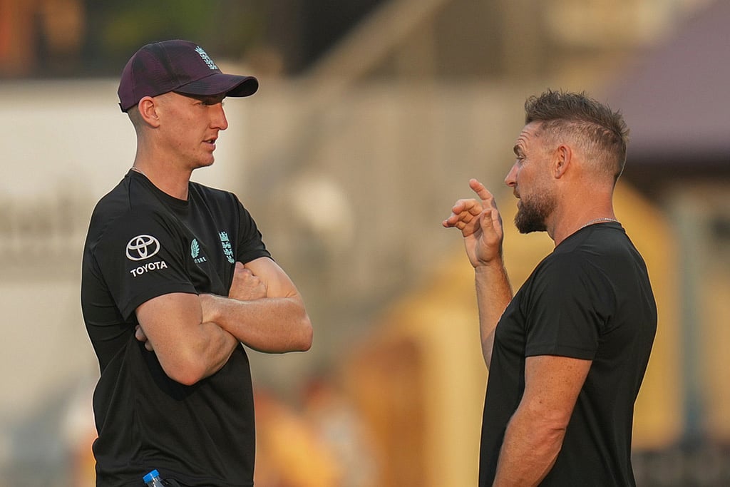 T20 World cup 2026 IND vs ENG 2nd semifinal, England team training-Harry Brook