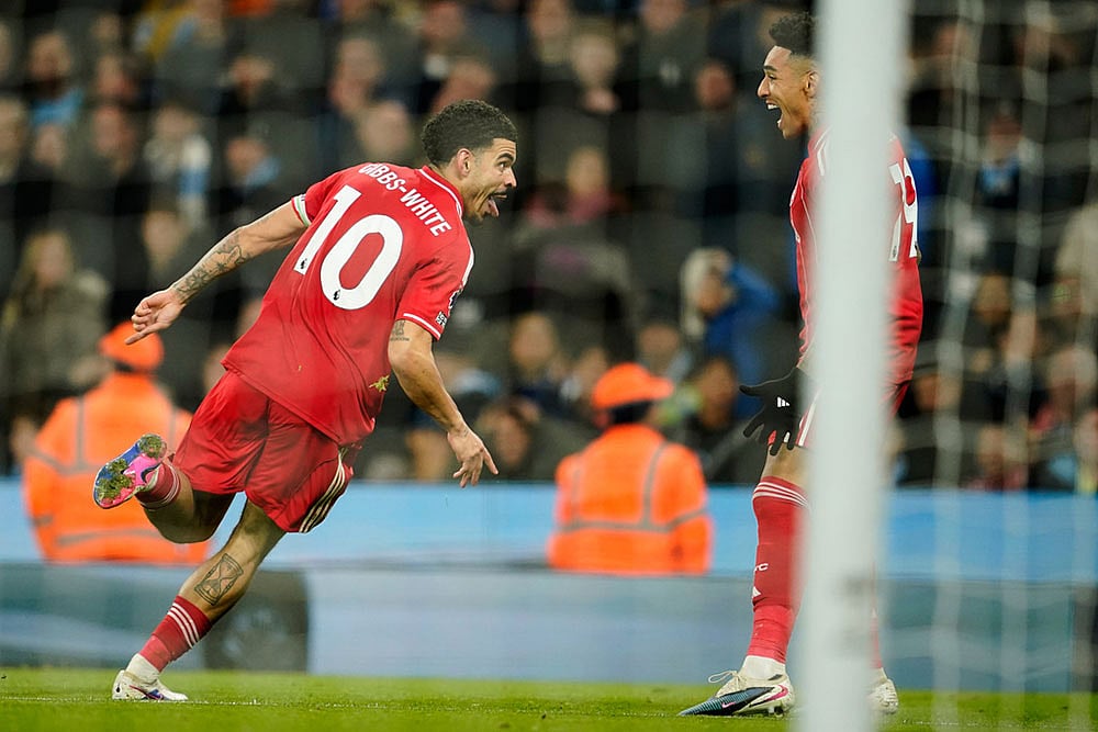 English Premier League: Nottingham Forest vs Manchester City