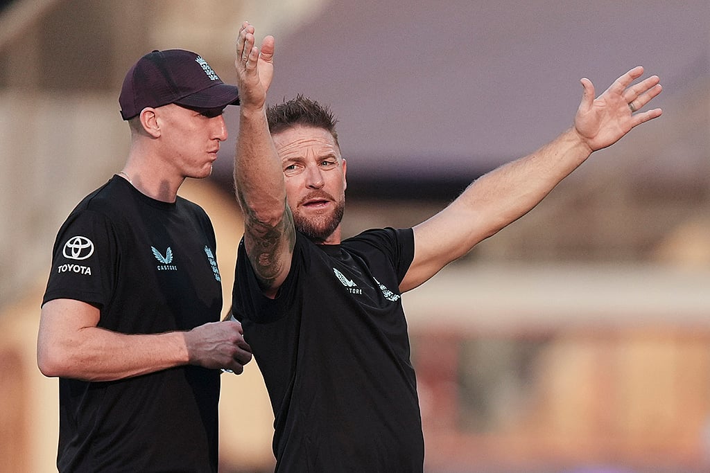 T20 World cup 2026 IND vs ENG 2nd semifinal, England team training-Brendon McCullum
