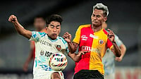 Indian Football Suffers Fresh Setback: Only One Play-off Slot In Third-Tier AFC Challenge League For 2027-28 eastbengal_fc/X : East Bengal in action against FC Goa footballers in ISL 2025-26.