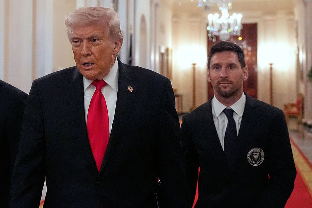 Lionel Messi Meets US Prez Donald Trump