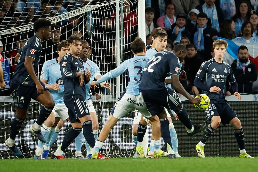 La Liga Soccer Match: Celta Vigo vs Real Madrid