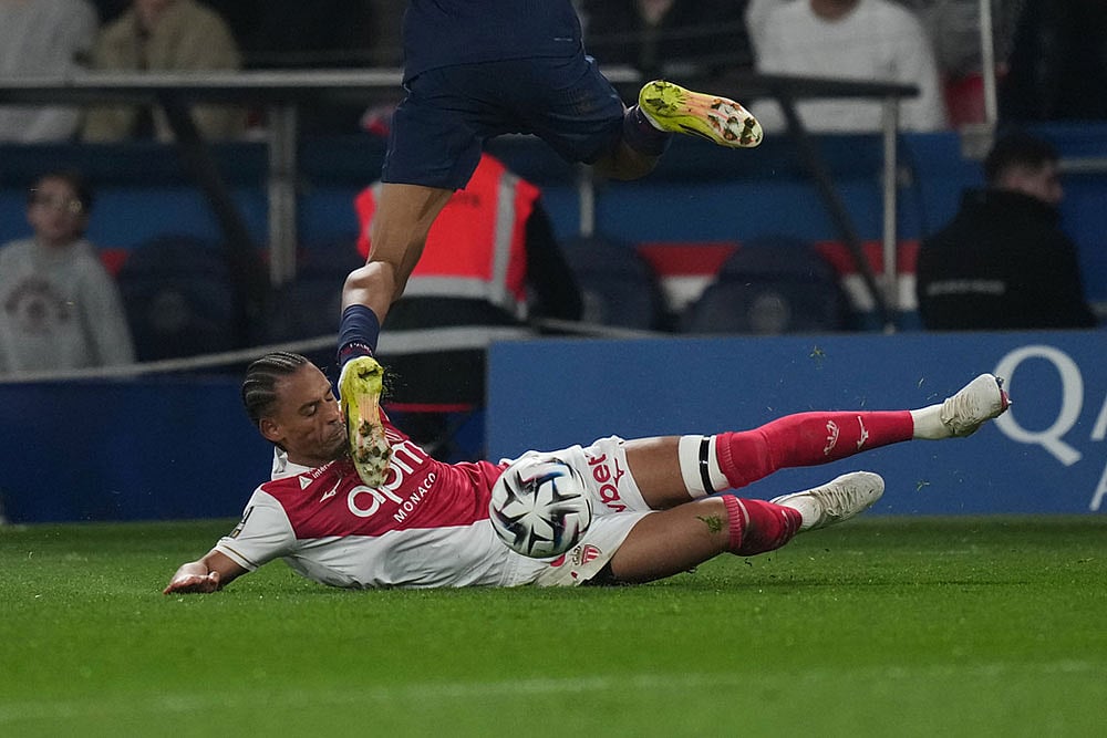 French League One soccer: Monaco vs Paris Saint-Germain