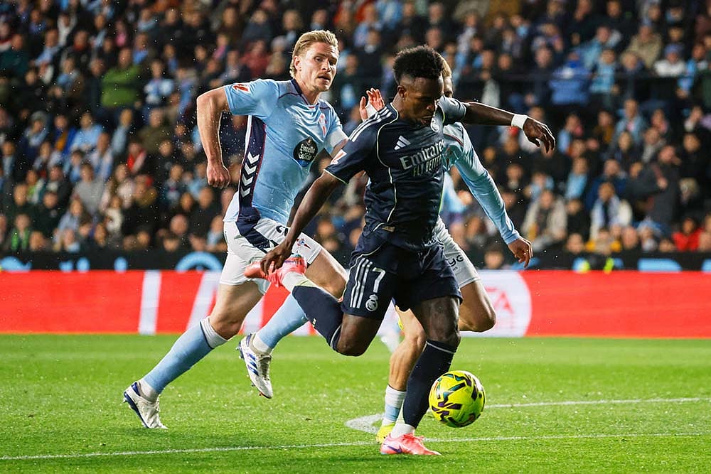 Spain La Liga Soccer Match: Celta Vigo vs Real Madrid