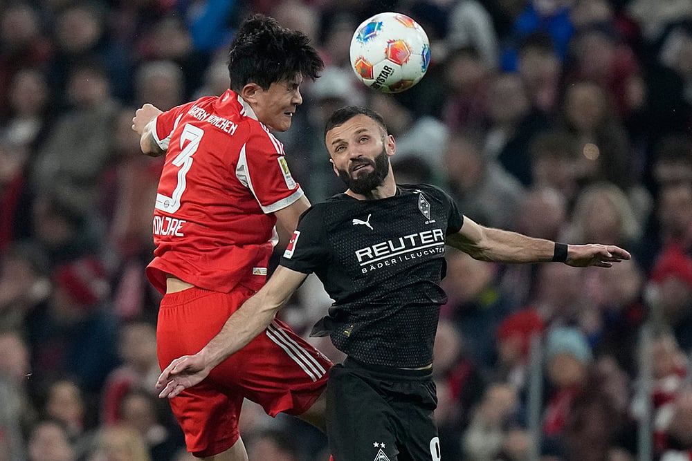 Germany Soccer Bundesliga: Borussia Monchengladbachn vs Bayern Munich