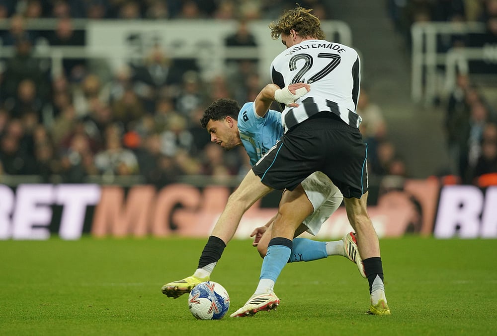 Newcastle vs Manchester City FA Cup soccer-Matheus Nunes