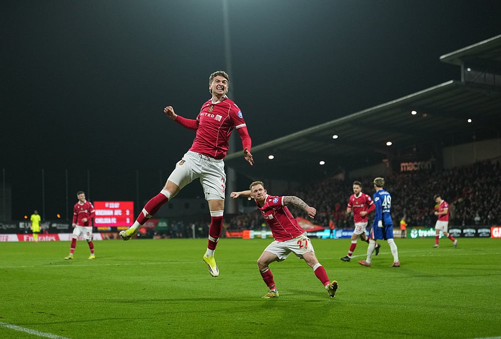 Wrexham vs Chelsea Britain FA Cup soccer-Lewis Brunt