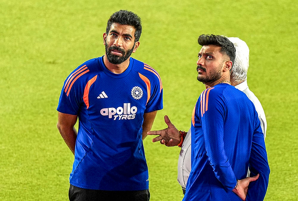 India Vs New Zealand T20 World cup Final, Team India Training photo-Axar Patel