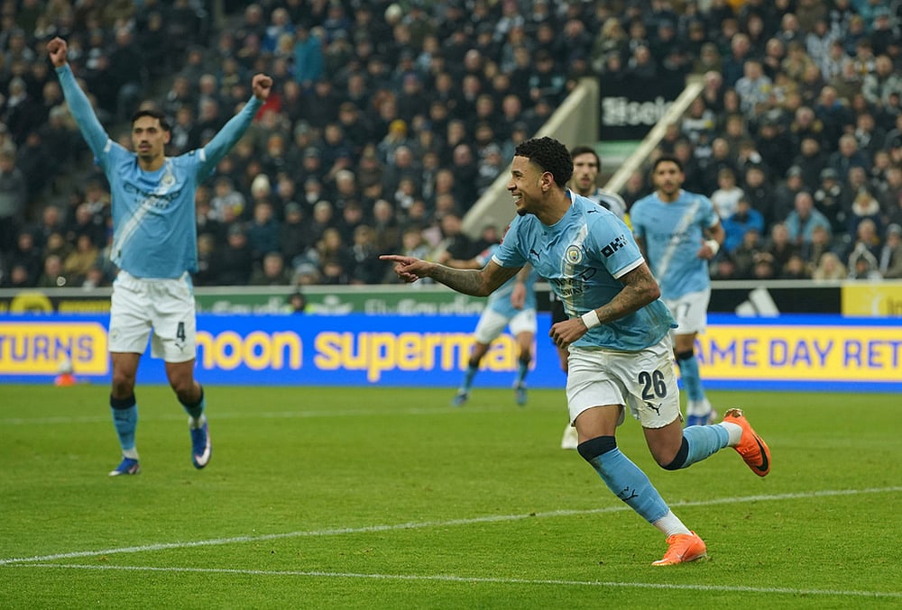 Newcastle vs Manchester City FA Cup soccer-Savinho