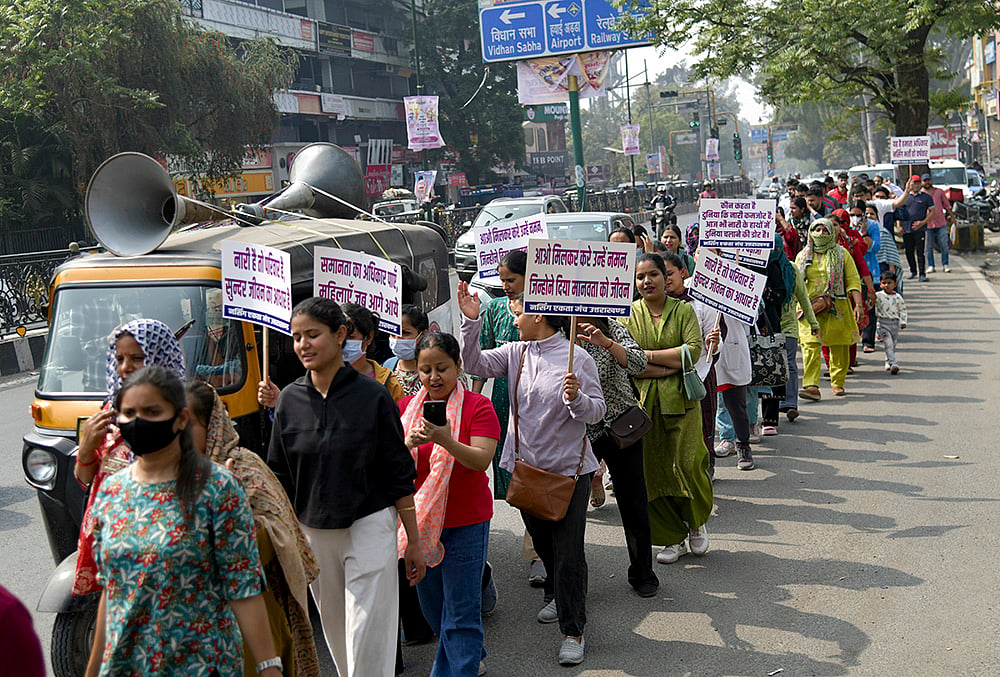 Protest in Dehradun