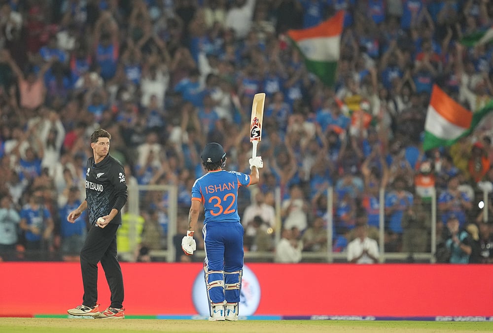 India vs New Zealand T20 World Cup Cricket final-Ishan Kishan