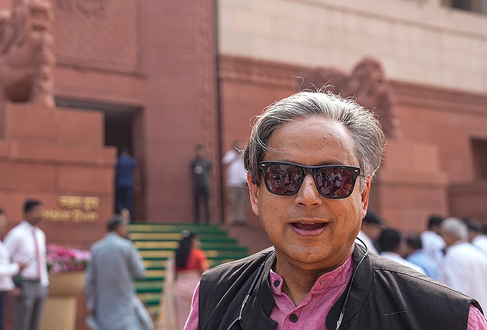 Shashi Tharoor at Parliament