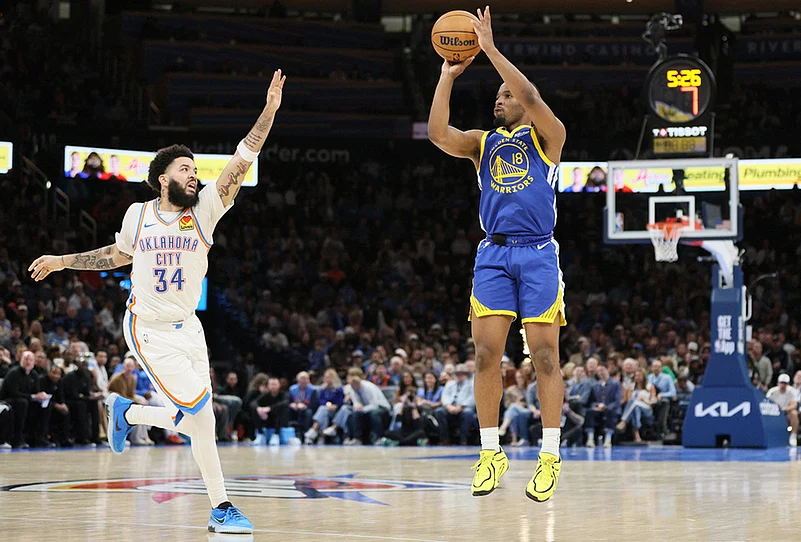 Golden State Warriors vs Oklahoma City Thunder NBA basketball-LJ Cryer