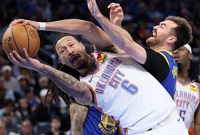 Golden State Warriors vs Oklahoma City Thunder NBA basketball-Jaylin Williams