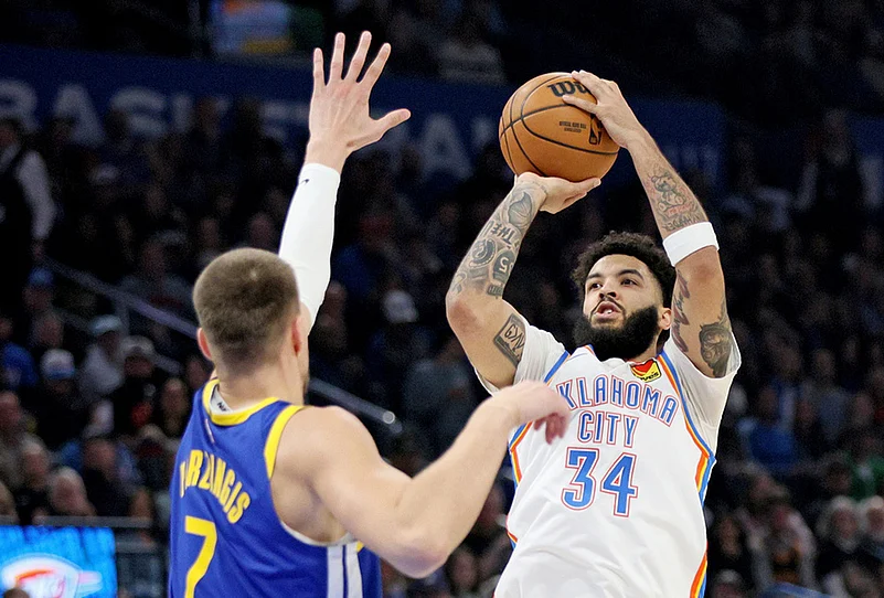 Golden State Warriors vs Oklahoma City Thunder NBA basketball-Kenrich Williams