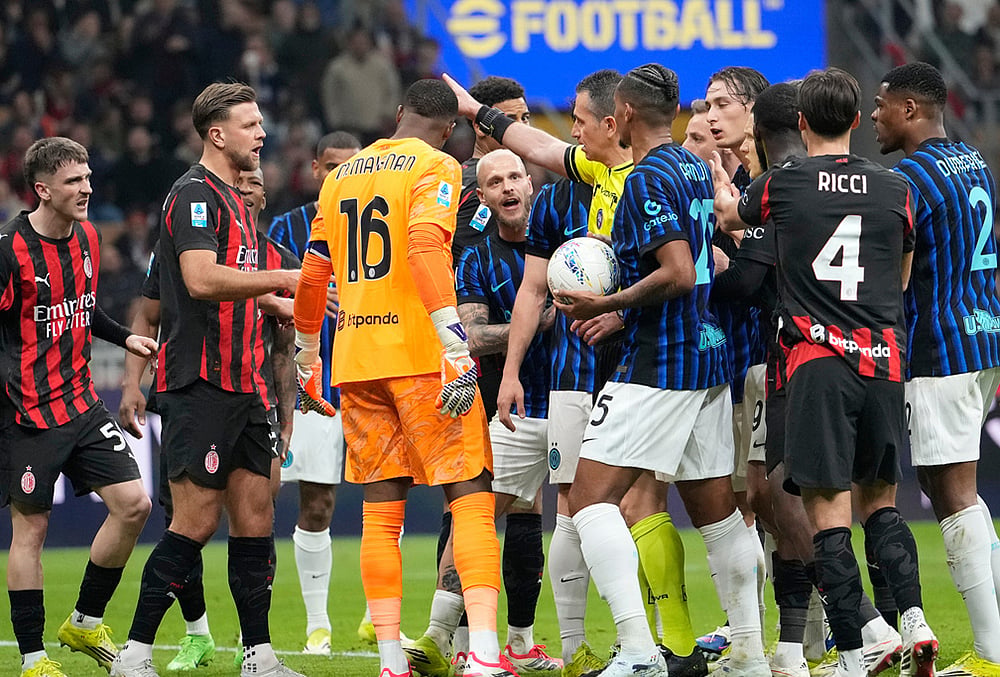 AC Milan vs Inter Milan serie a soccer-