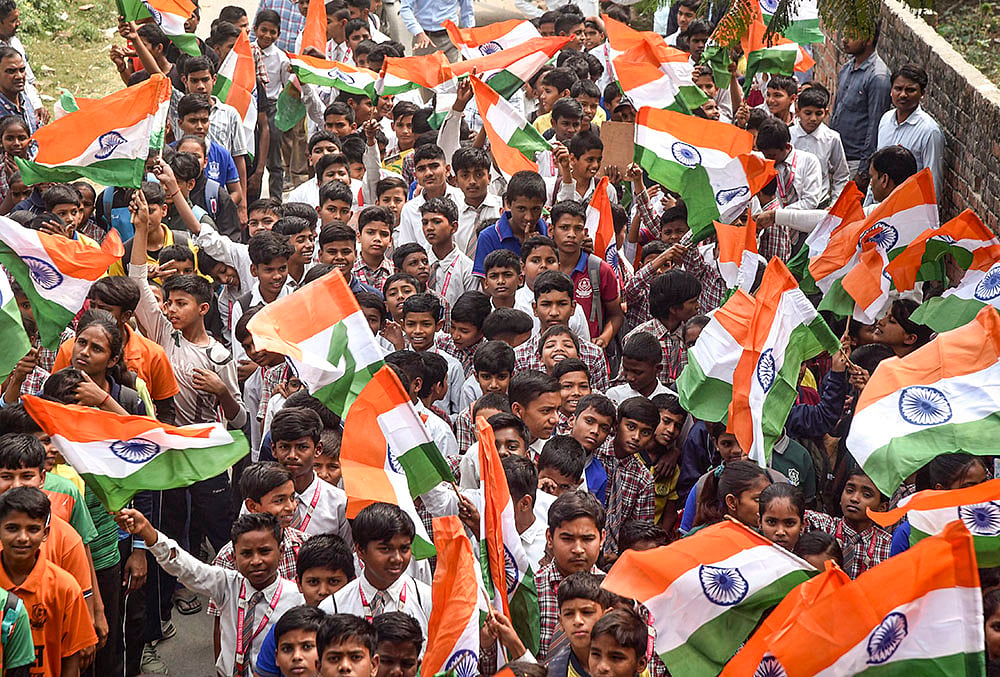 Students celebrate Indias victory in T20 WC final in Varanasi