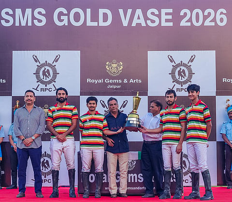 The Jaipur Polo Team secured their ninth title of the season with a narrow 6–5.5 win over Krishna Polo in a closely contested final.