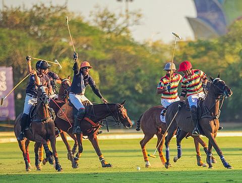 Krishna Polo mounted a determined challenge in the final chukker through goals from Kr. Vishal Singh Rathore and Rk. Sidhant Singh.