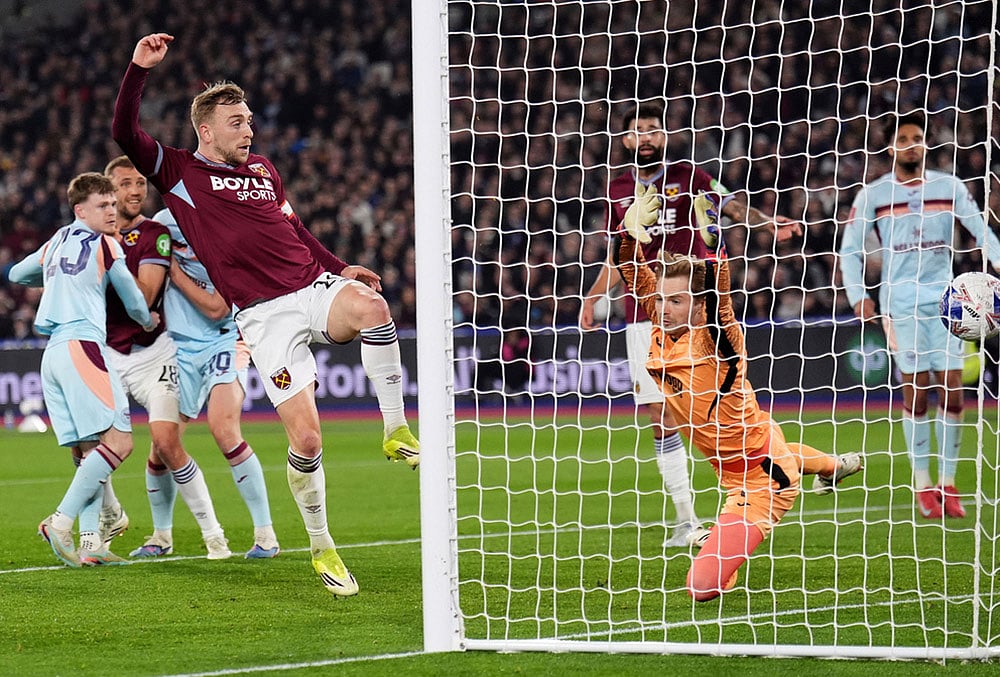 West Ham United vs Brentford FA Cup football-Jarrod Bowen