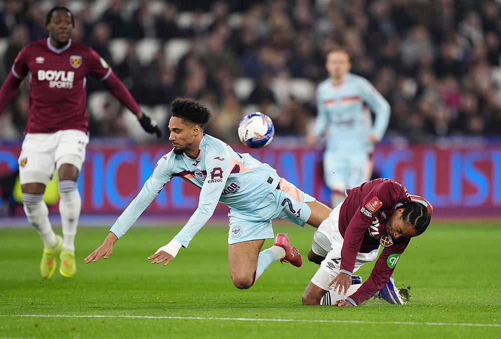 West Ham United vs Brentford FA Cup football-Kyle Walker-Peters