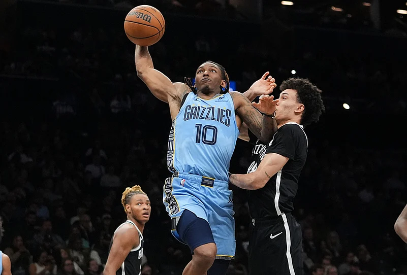 Brooklyn Nets vs Memphis Grizzlies NBA basketball-Javon Small