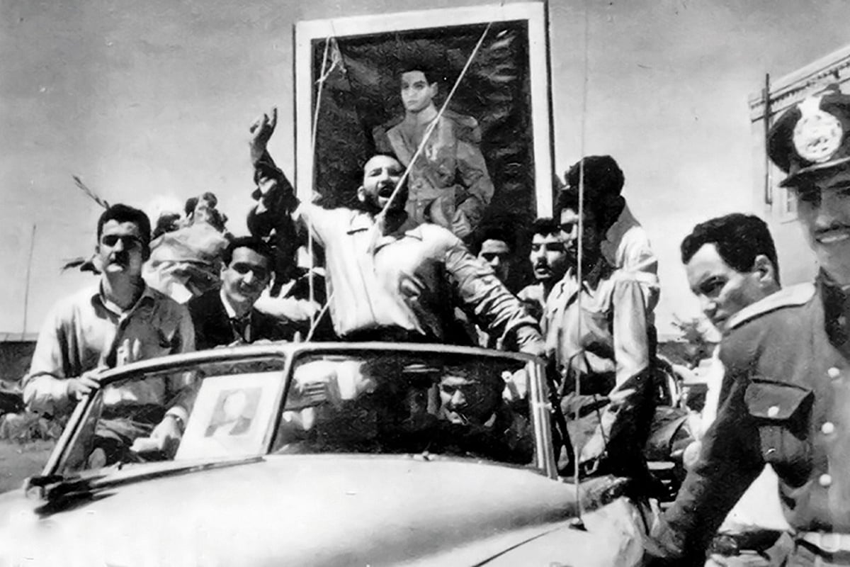 The coup of 1953, in which Prime Minister Mohammad Mosaddegh was overthrown