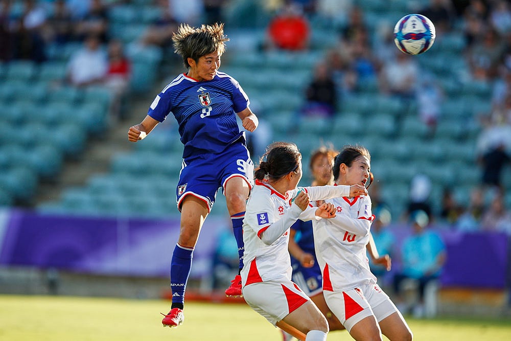 Womens Asia Cup soccer match: Japan vs Vietnam