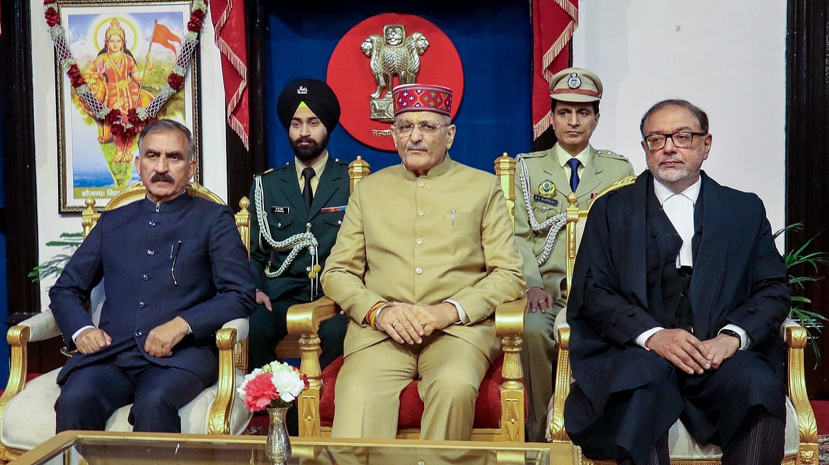 | Source: PTI  : Day One in Office, Governor Kavinder Gupta Opens with ‘Vande Mataram