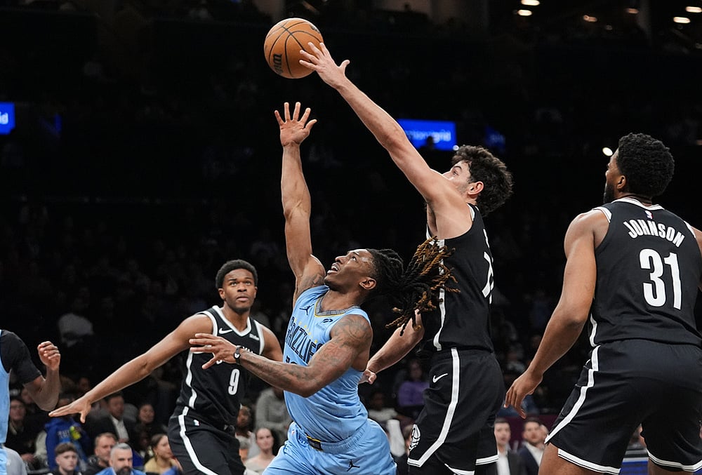 Brooklyn Nets vs Memphis Grizzlies NBA basketball-Ben Saraf