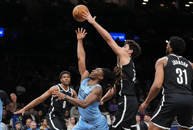 Brooklyn Nets vs Memphis Grizzlies NBA basketball-Ben Saraf