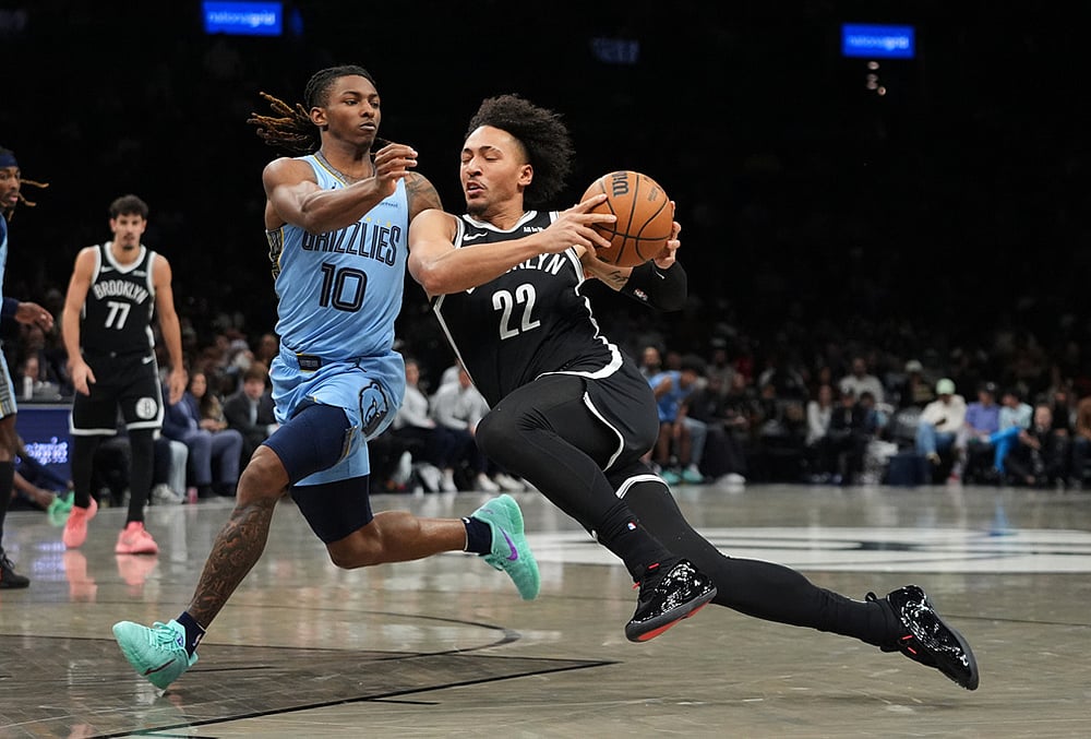 Brooklyn Nets vs Memphis Grizzlies NBA basketball-Javon Small
