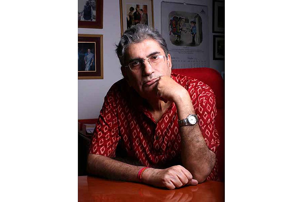 Vinod Mehta, Editor-in-Chief of Outlook Group, at his office on  Sept. 28, 2013.  - | Photo: Narendra Bisht