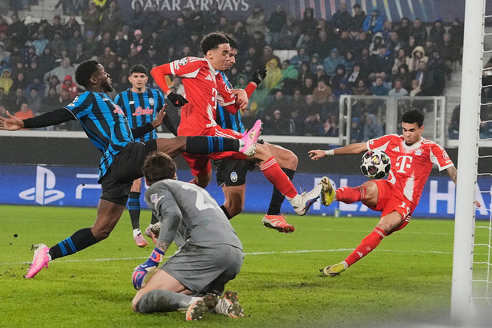 UEFA Champions League Soccer Match: Atalanta vs Bayern Munich