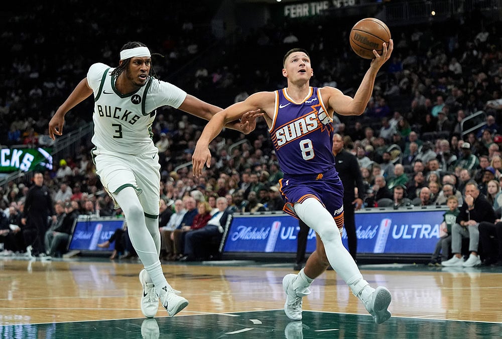 Milwaukee Bucks Vs Phoenix Suns NBA basketball-Grayson Allen