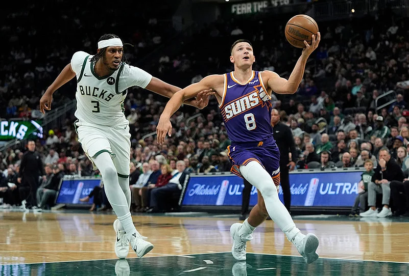 Milwaukee Bucks Vs Phoenix Suns NBA basketball-Grayson Allen