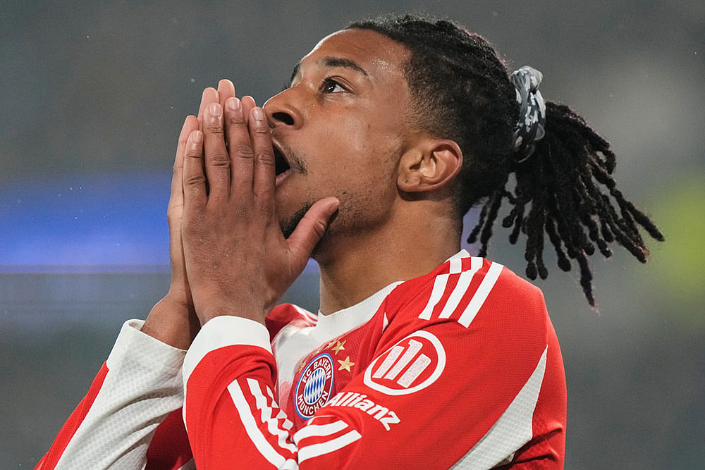 UEFA Champions League Soccer Match: Bayern Munich vs Atalanta