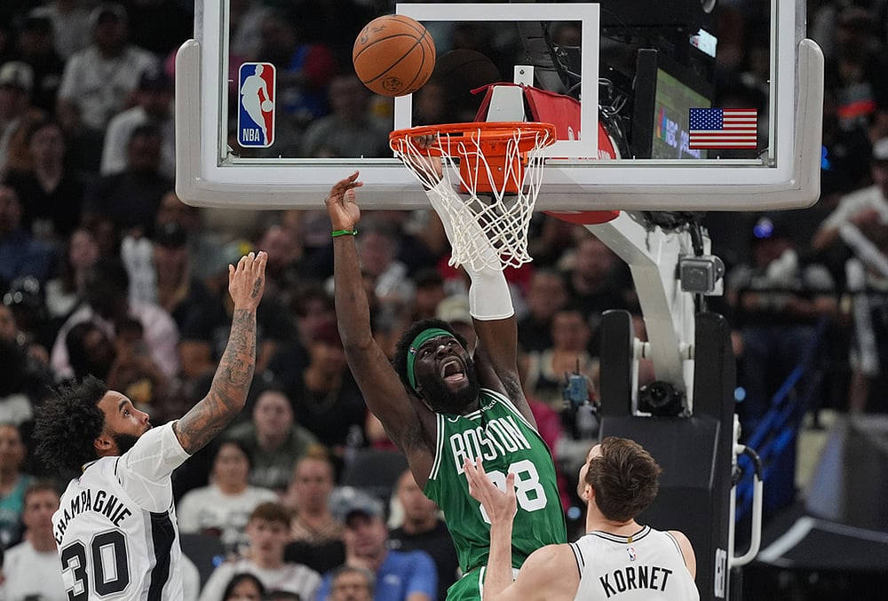 San Antonio Spurs Vs Boston Celtics NBA basketball-Neemias Queta