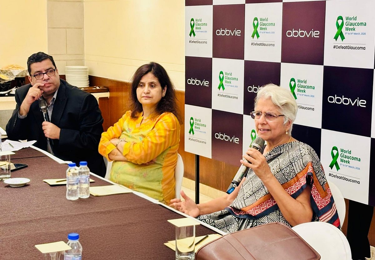 Ophthalmology experts speak at a World Glaucoma Week awareness conclave in New Delhi